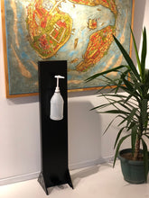 Load image into Gallery viewer, Commercial Grade Hand Sanitizer Dispenser Station - GLOSS BLACK