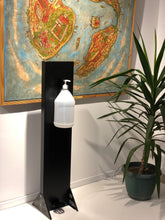 Load image into Gallery viewer, Commercial Grade Hand Sanitizer Dispenser Station - GLOSS BLACK