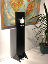 Load image into Gallery viewer, Commercial Grade Hand Sanitizer Dispenser Station - GLOSS BLACK