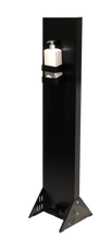 Load image into Gallery viewer, Commercial Grade Hand Sanitizer Dispenser Station - GLOSS BLACK