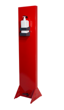 Load image into Gallery viewer, Commercial Grade Hand Sanitizer Dispenser Station - RED